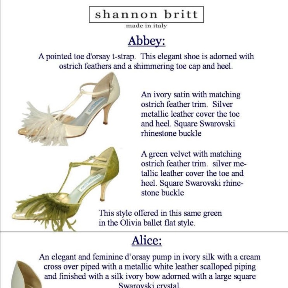 Italian Couture luxury shoes. The Abbey by designer Shannon Britt. NWOT - Picture 6 of 10